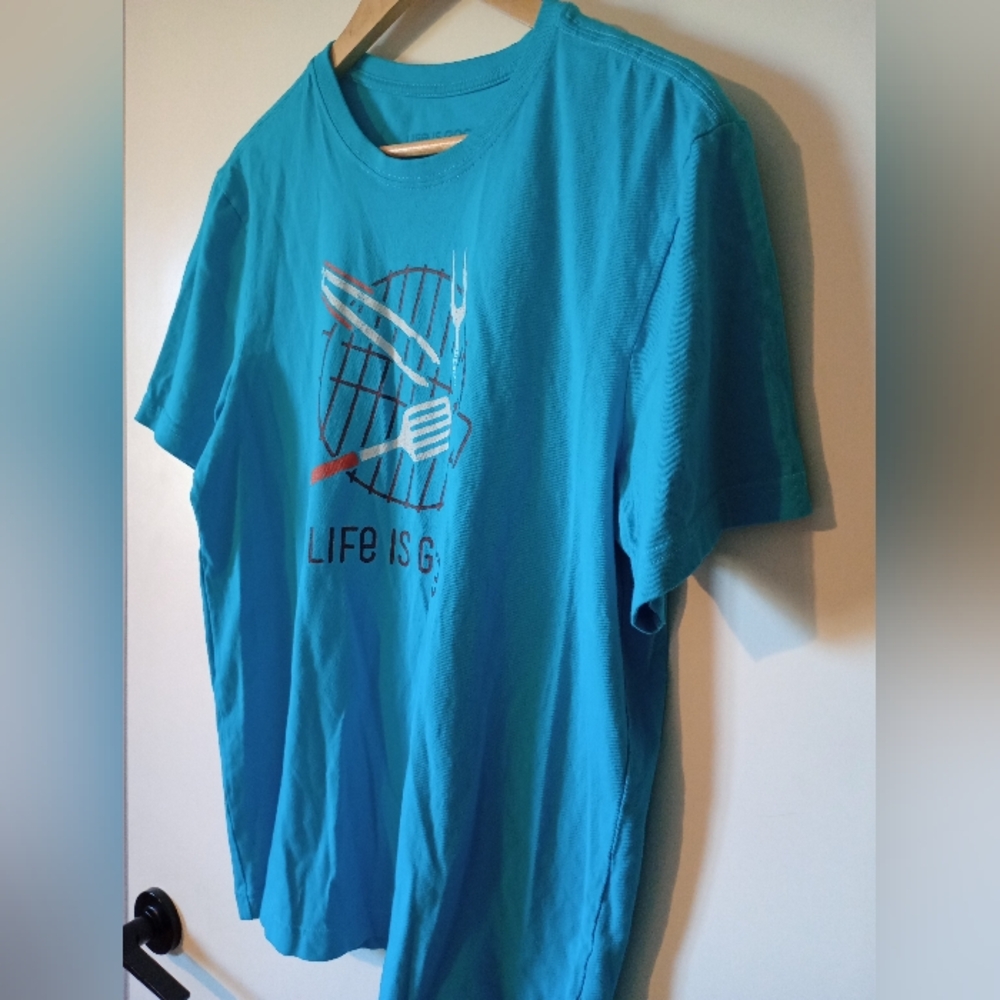 Life Is Good "Life Is Grate" T-Shirt Size Medium - Picture 5 of 9